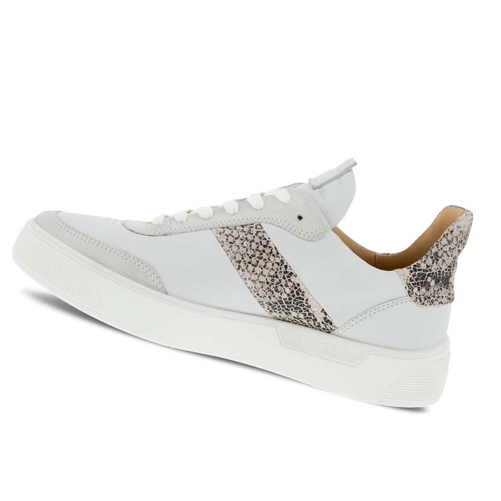 Women's Ecco Street Tray Street Sneakers Grey White | SG 262AHK